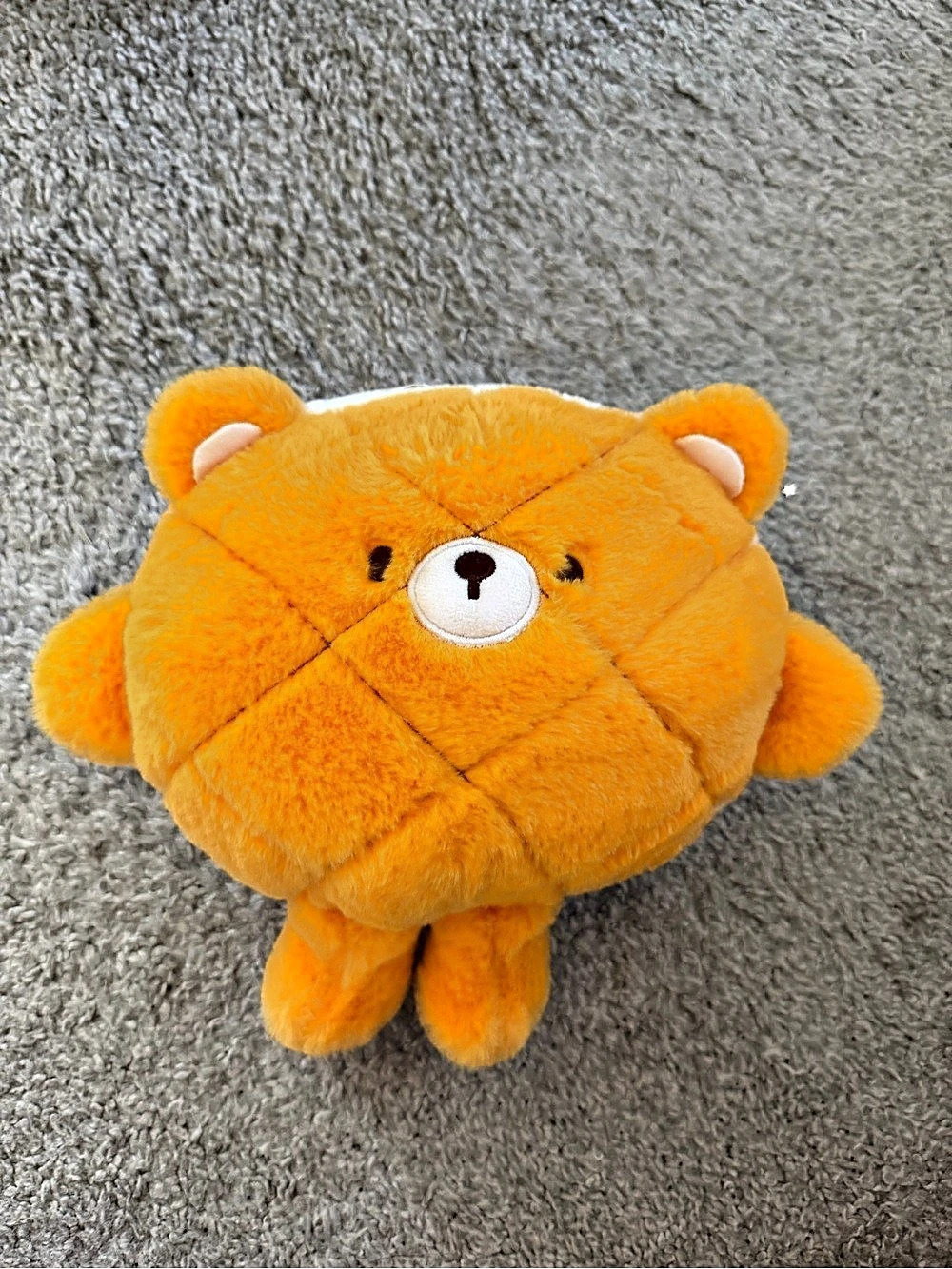 Orange Bear Plush Toy